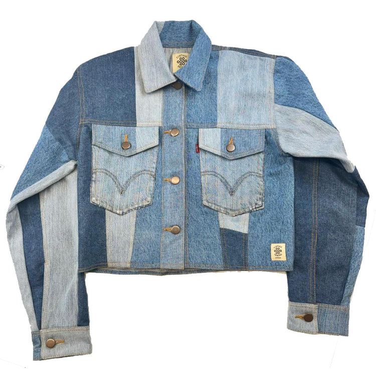 Reworx Patch Cropped Jacket