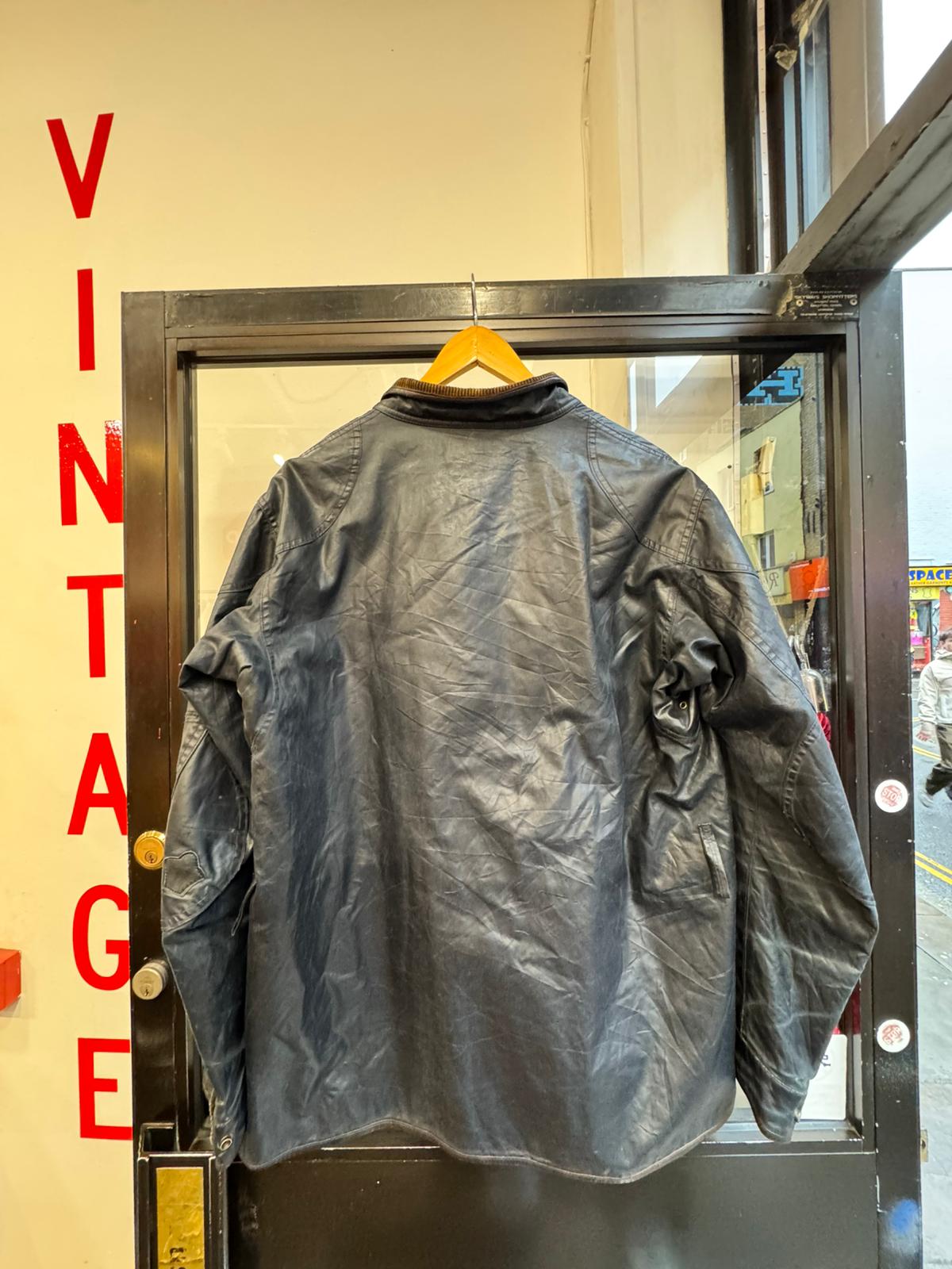 Polo by Ralph Lauren Large Black Leather Outerwear Jacket