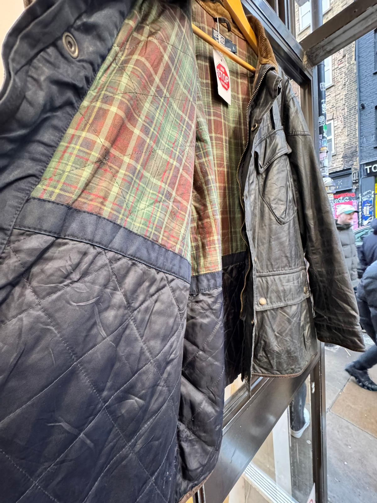 Polo by Ralph Lauren Large Black Leather Outerwear Jacket